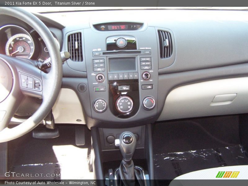 Titanium Silver / Stone 2011 Kia Forte EX 5 Door