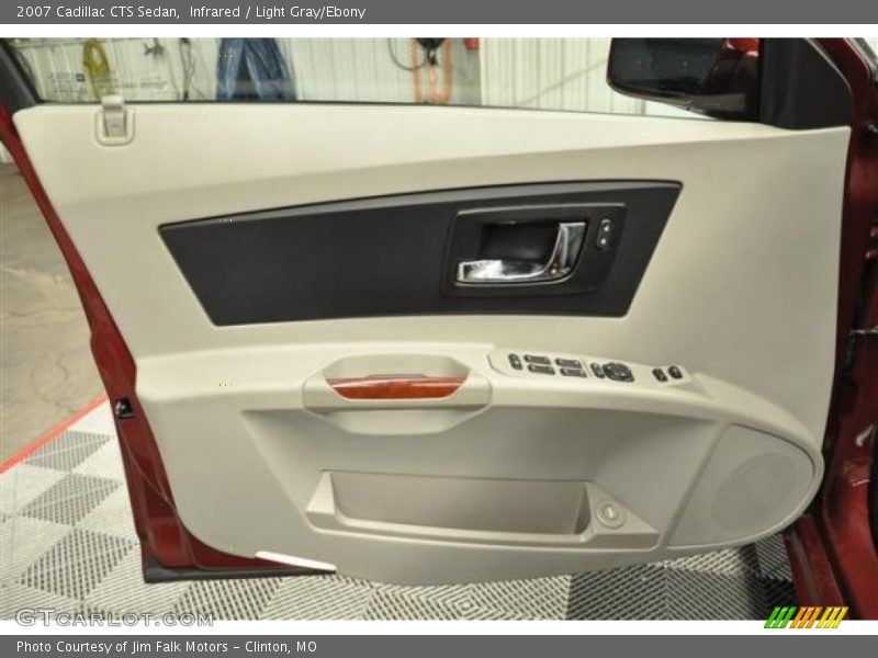 Infrared / Light Gray/Ebony 2007 Cadillac CTS Sedan