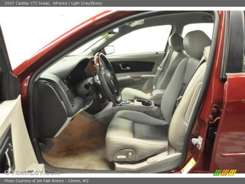 Infrared / Light Gray/Ebony 2007 Cadillac CTS Sedan
