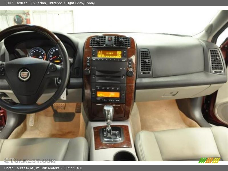 Infrared / Light Gray/Ebony 2007 Cadillac CTS Sedan