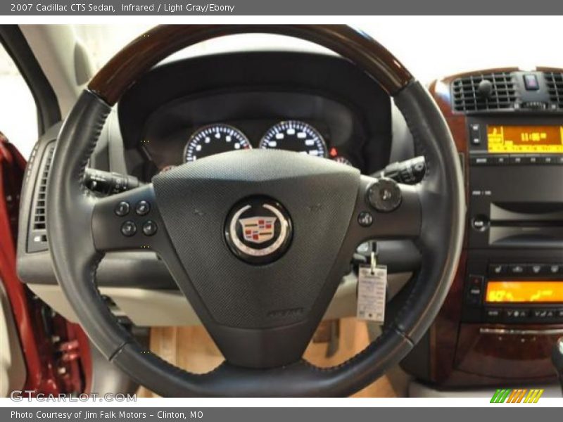Infrared / Light Gray/Ebony 2007 Cadillac CTS Sedan