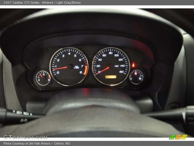 Infrared / Light Gray/Ebony 2007 Cadillac CTS Sedan
