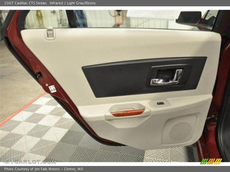 Infrared / Light Gray/Ebony 2007 Cadillac CTS Sedan
