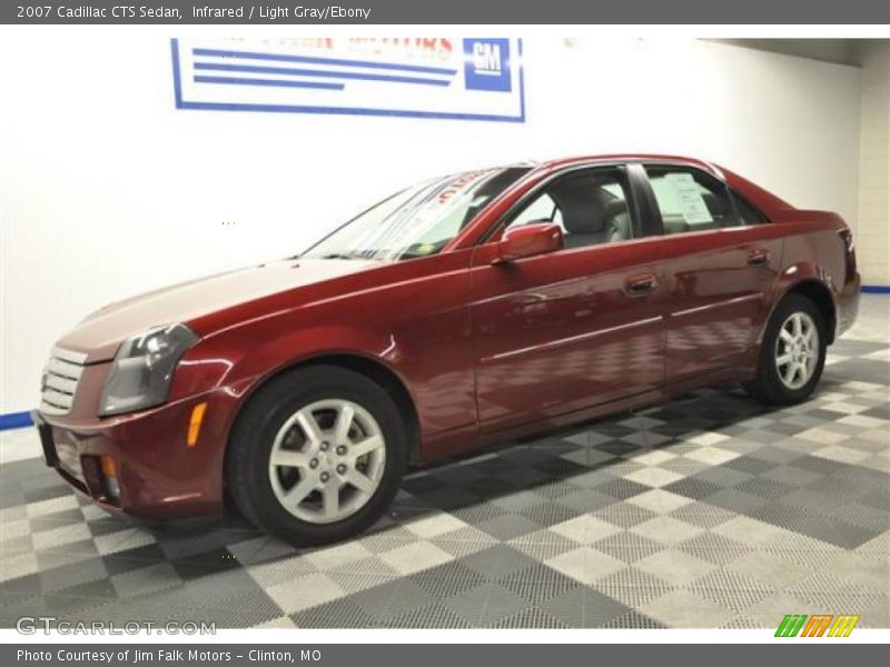 Infrared / Light Gray/Ebony 2007 Cadillac CTS Sedan