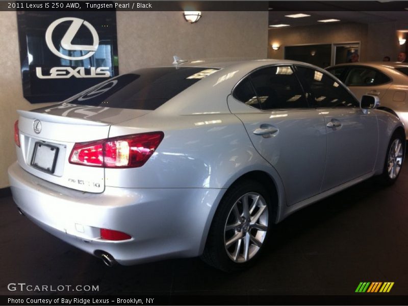Tungsten Pearl / Black 2011 Lexus IS 250 AWD