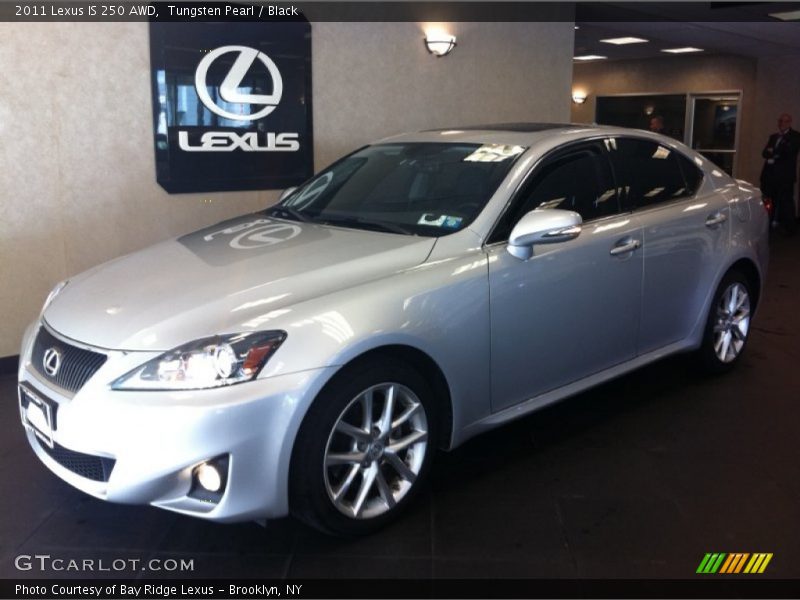 Tungsten Pearl / Black 2011 Lexus IS 250 AWD