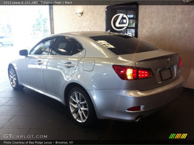 Tungsten Pearl / Black 2011 Lexus IS 250 AWD