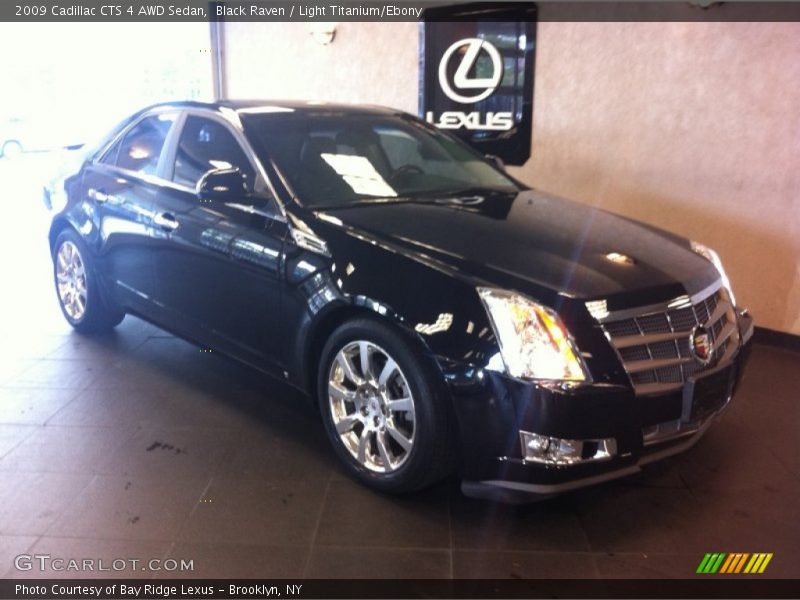 Black Raven / Light Titanium/Ebony 2009 Cadillac CTS 4 AWD Sedan