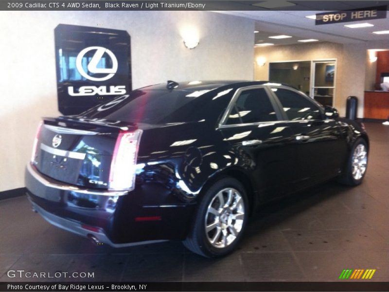 Black Raven / Light Titanium/Ebony 2009 Cadillac CTS 4 AWD Sedan