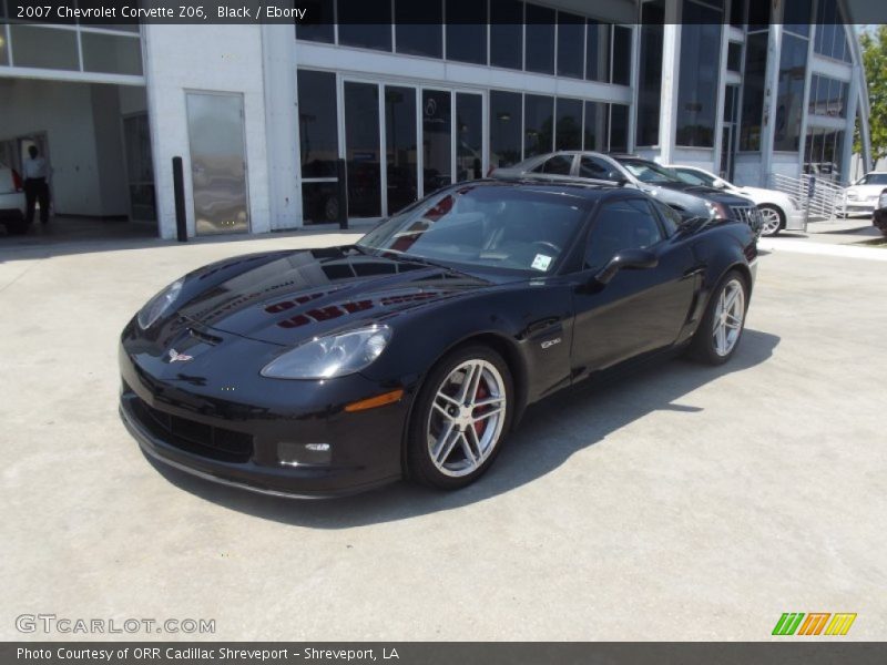 Black / Ebony 2007 Chevrolet Corvette Z06