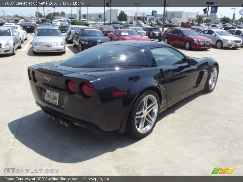 Black / Ebony 2007 Chevrolet Corvette Z06