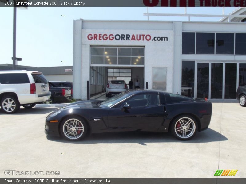 Black / Ebony 2007 Chevrolet Corvette Z06