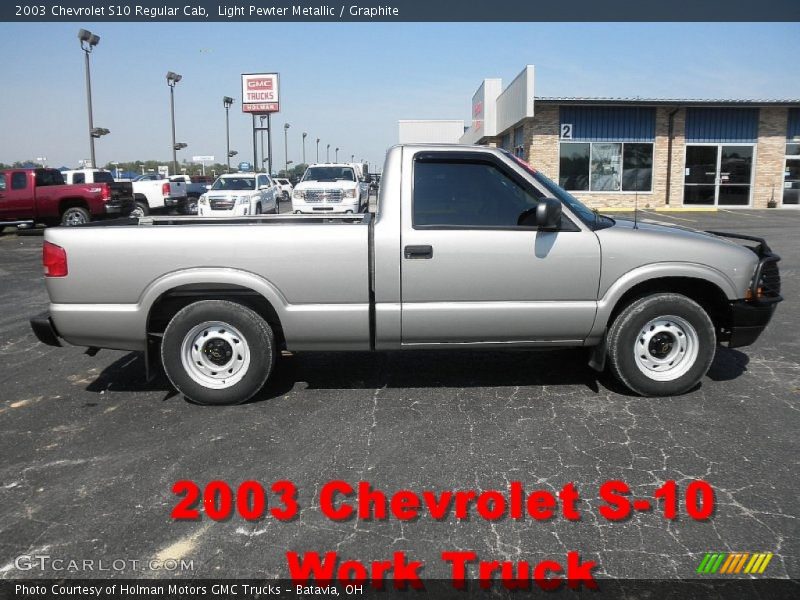 Light Pewter Metallic / Graphite 2003 Chevrolet S10 Regular Cab