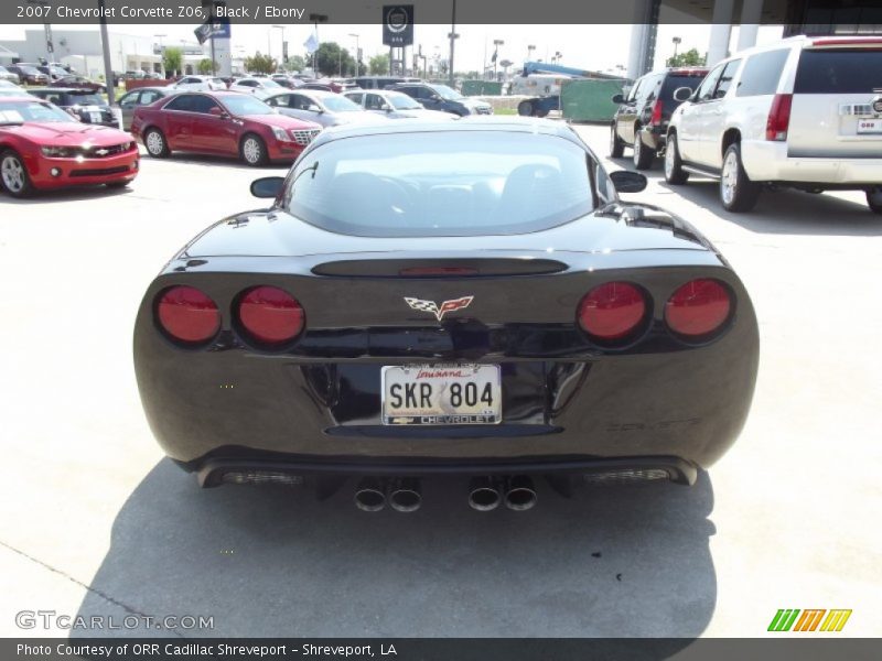 Black / Ebony 2007 Chevrolet Corvette Z06