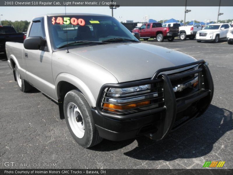 Light Pewter Metallic / Graphite 2003 Chevrolet S10 Regular Cab