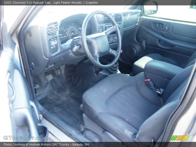 Light Pewter Metallic / Graphite 2003 Chevrolet S10 Regular Cab
