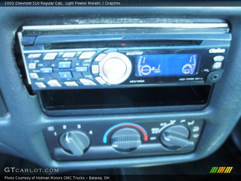 Light Pewter Metallic / Graphite 2003 Chevrolet S10 Regular Cab