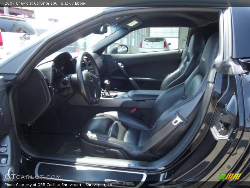  2007 Corvette Z06 Ebony Interior