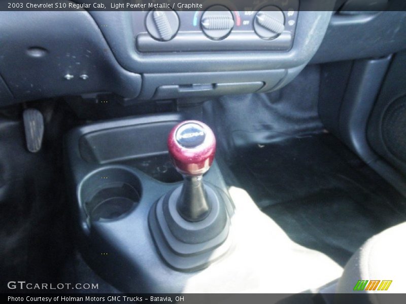 Light Pewter Metallic / Graphite 2003 Chevrolet S10 Regular Cab