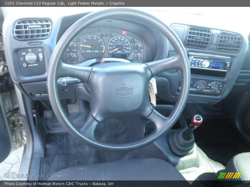 Light Pewter Metallic / Graphite 2003 Chevrolet S10 Regular Cab