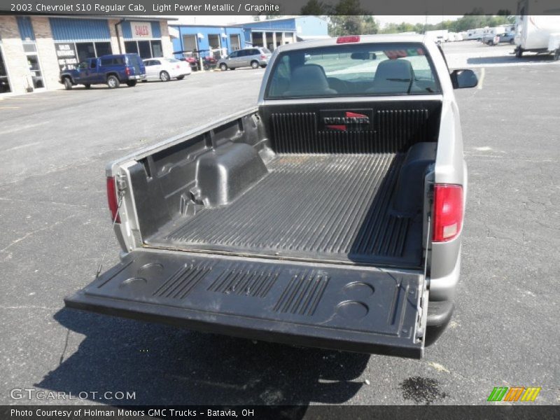 Light Pewter Metallic / Graphite 2003 Chevrolet S10 Regular Cab