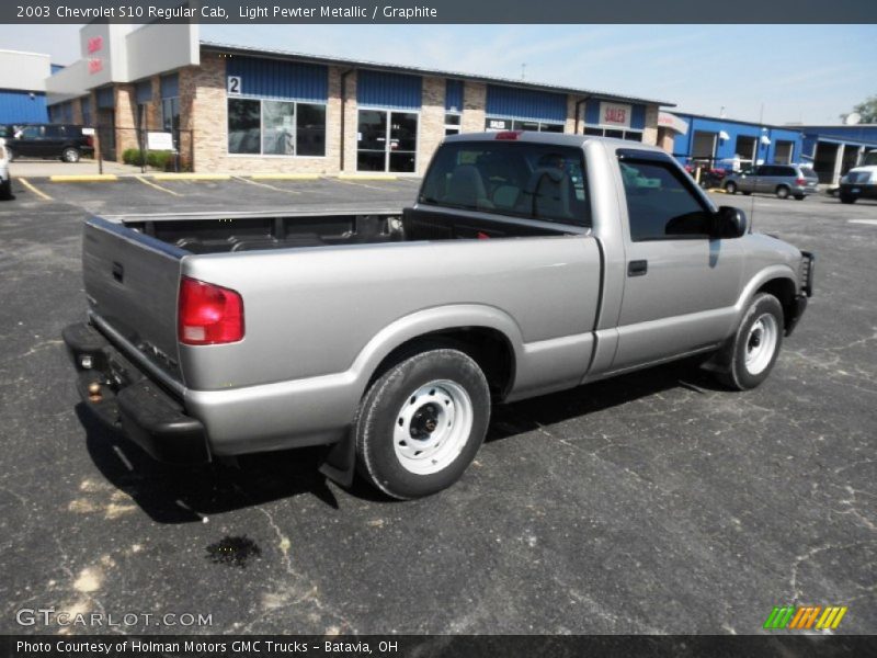 Light Pewter Metallic / Graphite 2003 Chevrolet S10 Regular Cab