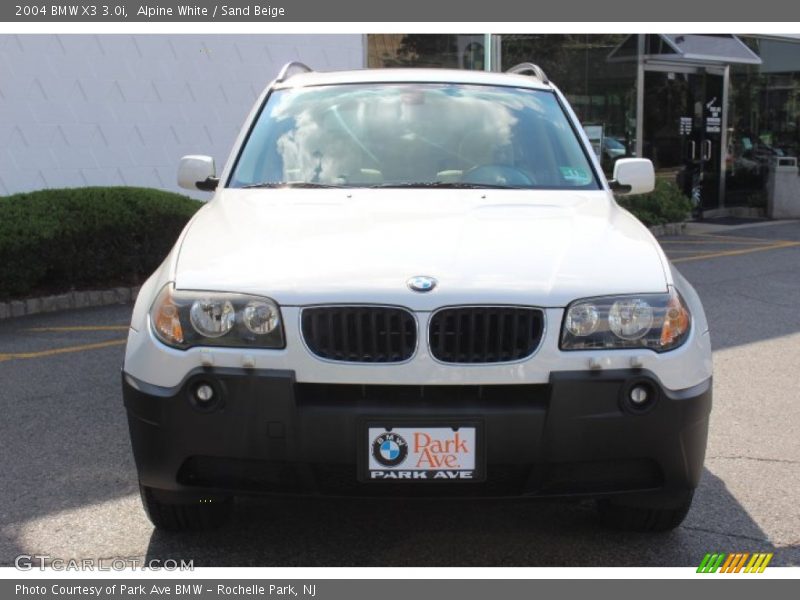 Alpine White / Sand Beige 2004 BMW X3 3.0i