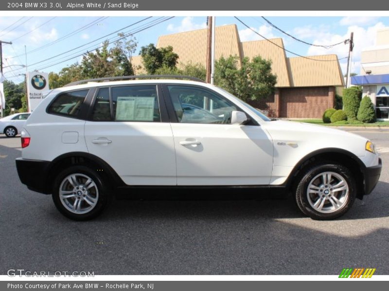 Alpine White / Sand Beige 2004 BMW X3 3.0i