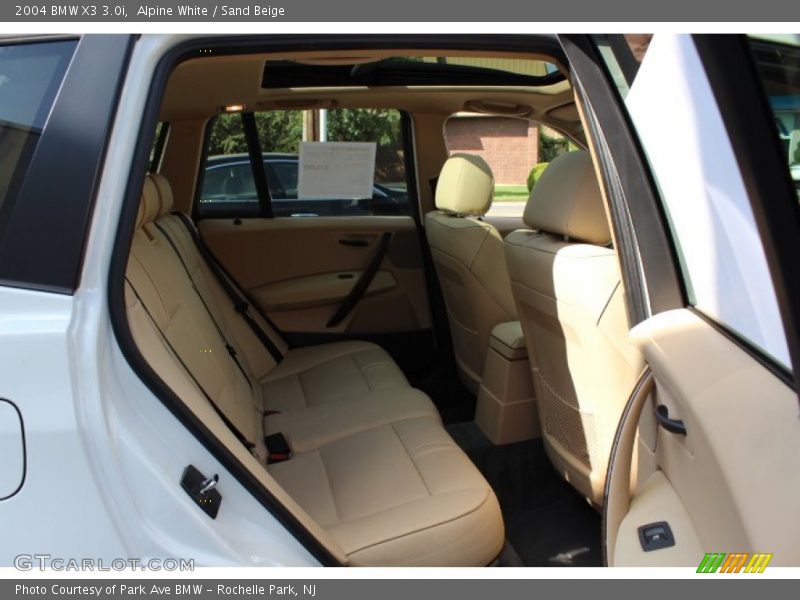 Alpine White / Sand Beige 2004 BMW X3 3.0i