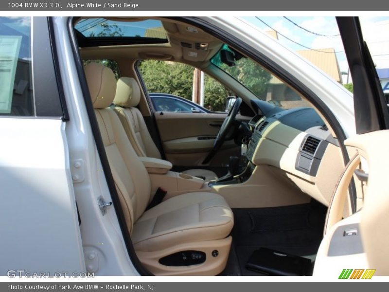 Alpine White / Sand Beige 2004 BMW X3 3.0i