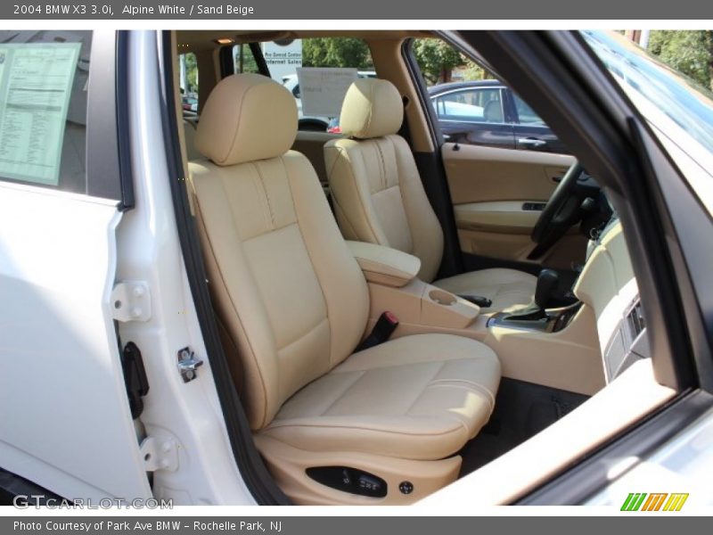 Alpine White / Sand Beige 2004 BMW X3 3.0i