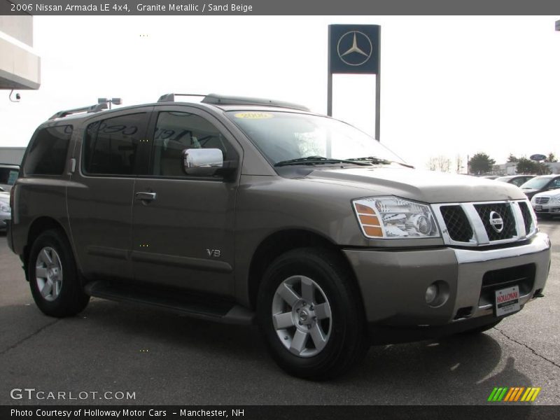 Granite Metallic / Sand Beige 2006 Nissan Armada LE 4x4