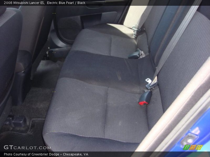 Electric Blue Pearl / Black 2008 Mitsubishi Lancer ES