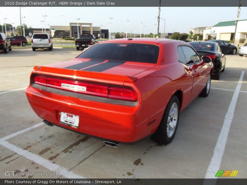 HEMI Orange / Dark Slate Gray 2010 Dodge Challenger R/T