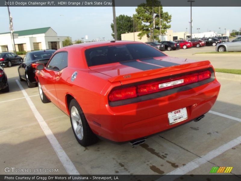 HEMI Orange / Dark Slate Gray 2010 Dodge Challenger R/T