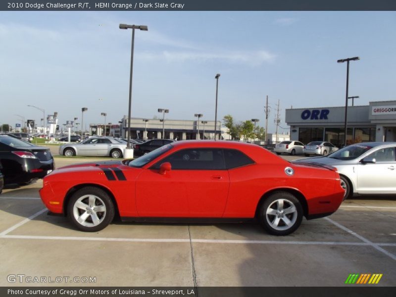 HEMI Orange / Dark Slate Gray 2010 Dodge Challenger R/T