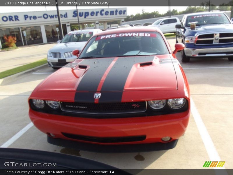 HEMI Orange / Dark Slate Gray 2010 Dodge Challenger R/T