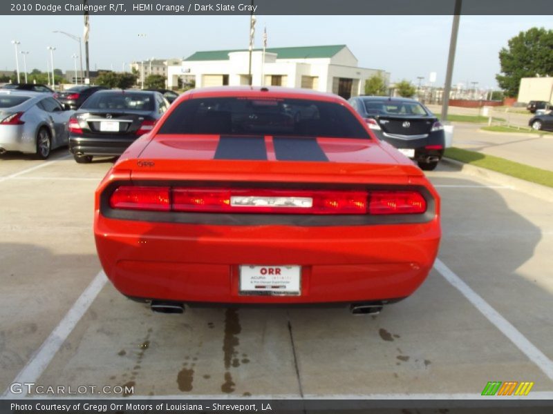 HEMI Orange / Dark Slate Gray 2010 Dodge Challenger R/T
