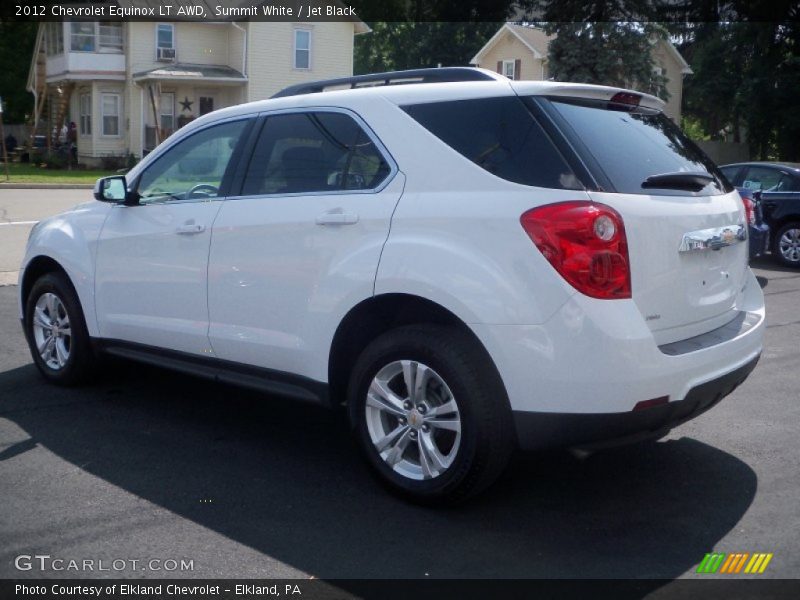Summit White / Jet Black 2012 Chevrolet Equinox LT AWD