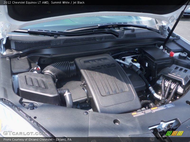 Summit White / Jet Black 2012 Chevrolet Equinox LT AWD