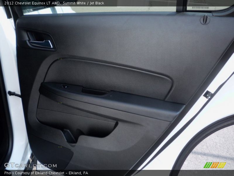 Summit White / Jet Black 2012 Chevrolet Equinox LT AWD