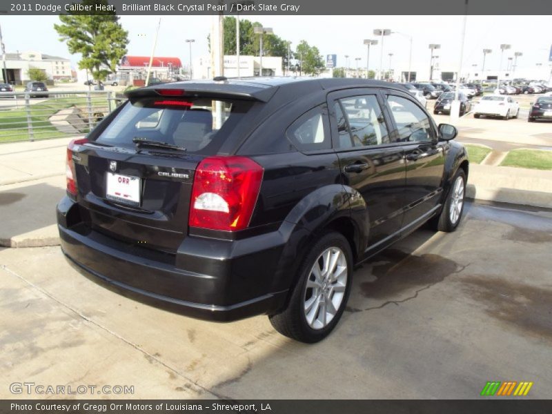 Brilliant Black Crystal Pearl / Dark Slate Gray 2011 Dodge Caliber Heat