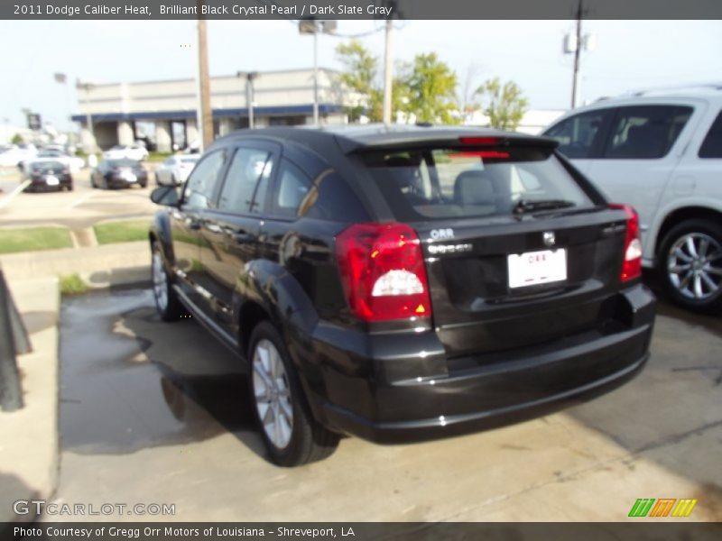 Brilliant Black Crystal Pearl / Dark Slate Gray 2011 Dodge Caliber Heat