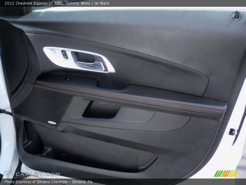 Summit White / Jet Black 2012 Chevrolet Equinox LT AWD
