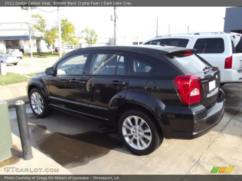 Brilliant Black Crystal Pearl / Dark Slate Gray 2011 Dodge Caliber Heat