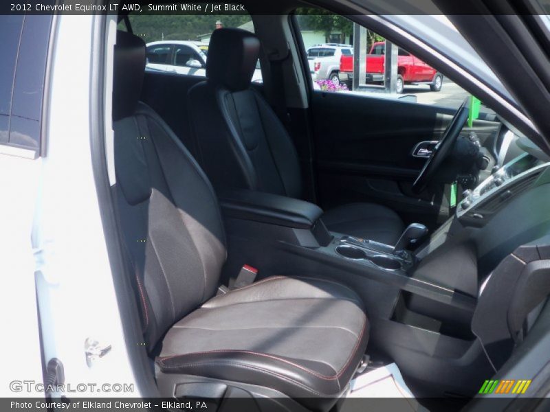 Summit White / Jet Black 2012 Chevrolet Equinox LT AWD