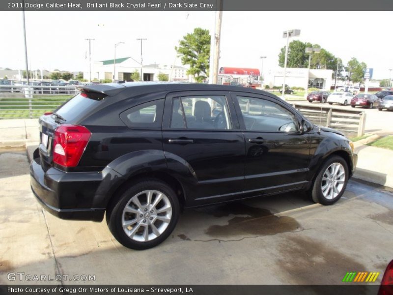 Brilliant Black Crystal Pearl / Dark Slate Gray 2011 Dodge Caliber Heat