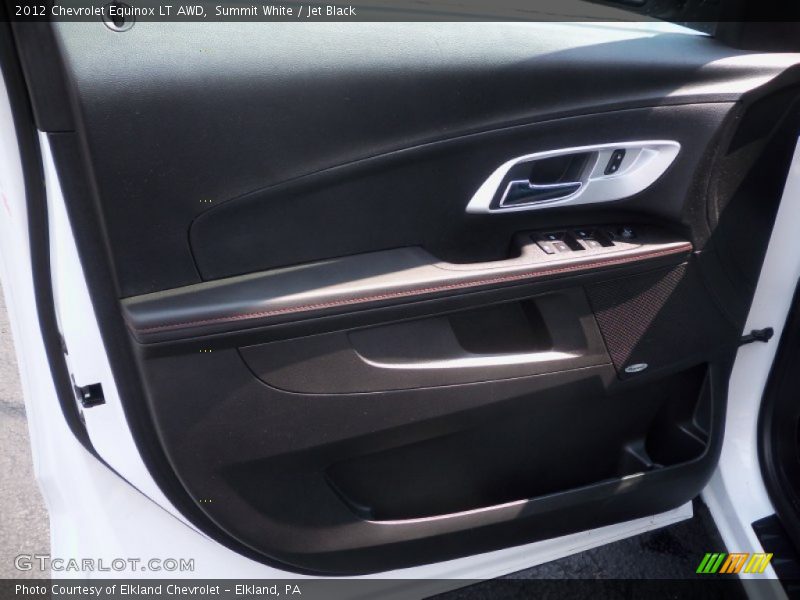 Summit White / Jet Black 2012 Chevrolet Equinox LT AWD