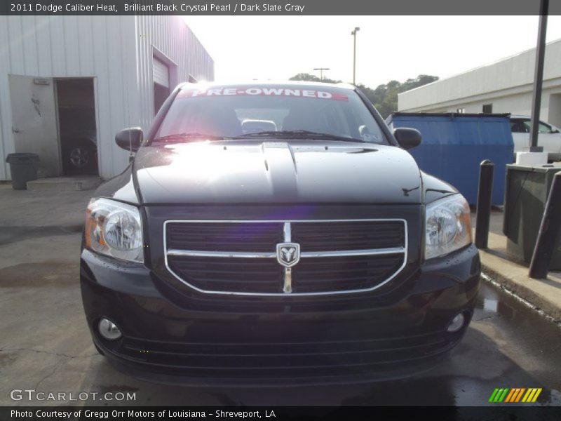 Brilliant Black Crystal Pearl / Dark Slate Gray 2011 Dodge Caliber Heat