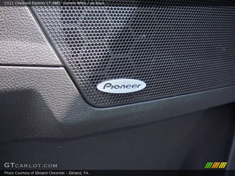 Summit White / Jet Black 2012 Chevrolet Equinox LT AWD